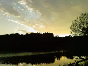 Večer nad rybníkem