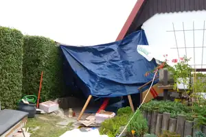 jak jsme pokládali dlažbu...
