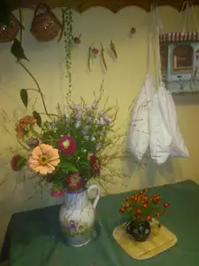 Při podzimním řádění jsem olámala pár květinek