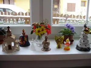 Vánoční okno,ale výhled není hezký