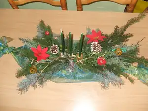 Poslední aranž a svícny na hřbitov
