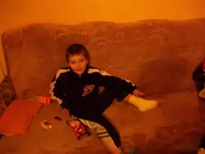 Petankova prvni cesta do školky :-(
