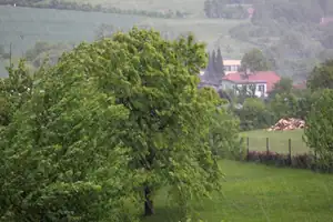 a už prší...