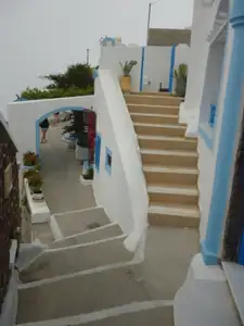 Santorini to jsou schody a schody