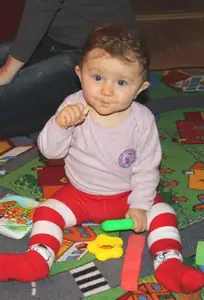 Sabinka je už kus ženské - 9 měsíců...