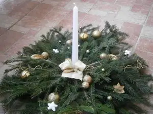 Ván.svícen - první pokus Kristýnky