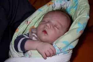 Tak to je naše nové zlatíčko...Štěpán 3200g, 49cm
