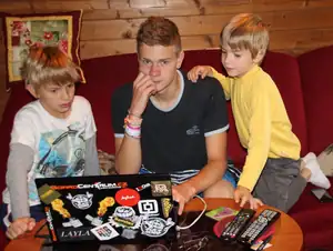 tři bratři...Toníček 9, Petr 16, Tomášek 6