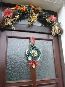 vánoční dveře