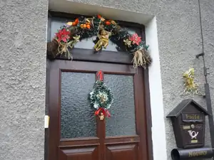 vánoční dveře