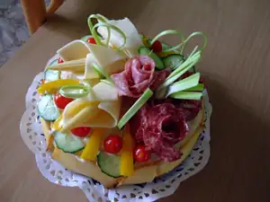 slaný dort