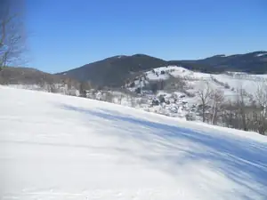 Výhled na vesničku