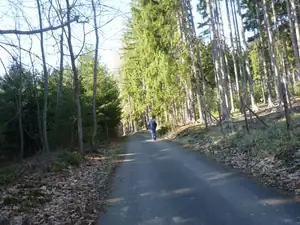 šlapali jsme do kopce